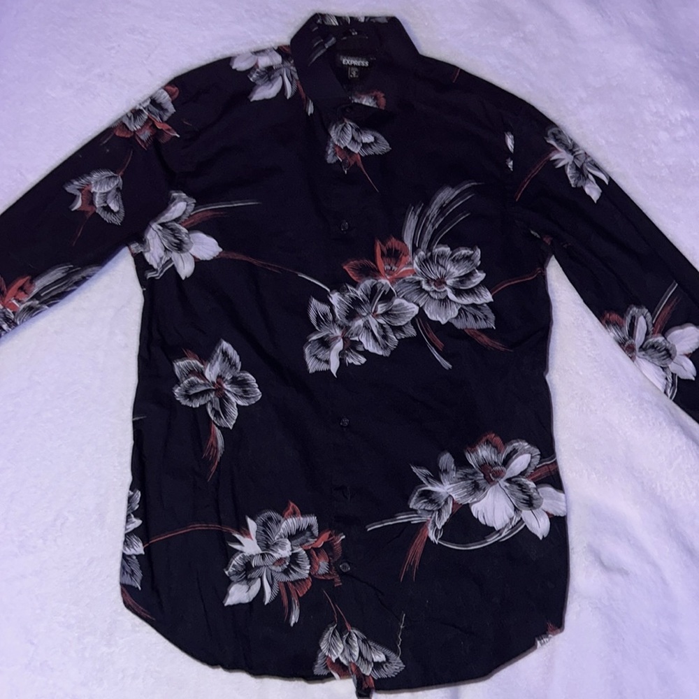 Men’s Express Cotton Dress Shirt - Picture 2 of 4
